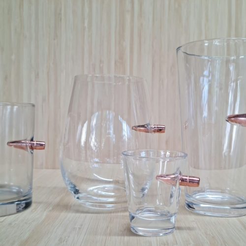 MANCAVE GLASSES WITH BULLETS